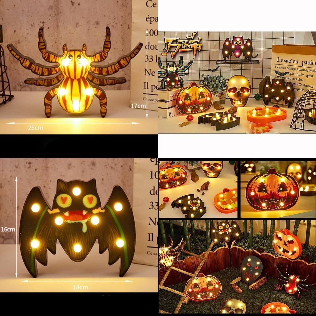 Stunning Halloween Led Lights Lantern With Various Bat Skull Pumpkin And Spider Designs For Home Decor