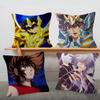 Anime Saint Seiya Cartoon Series Square Pillowcase Soft Waist Sofa Cushion Cover Bedroom Room Pillowcase