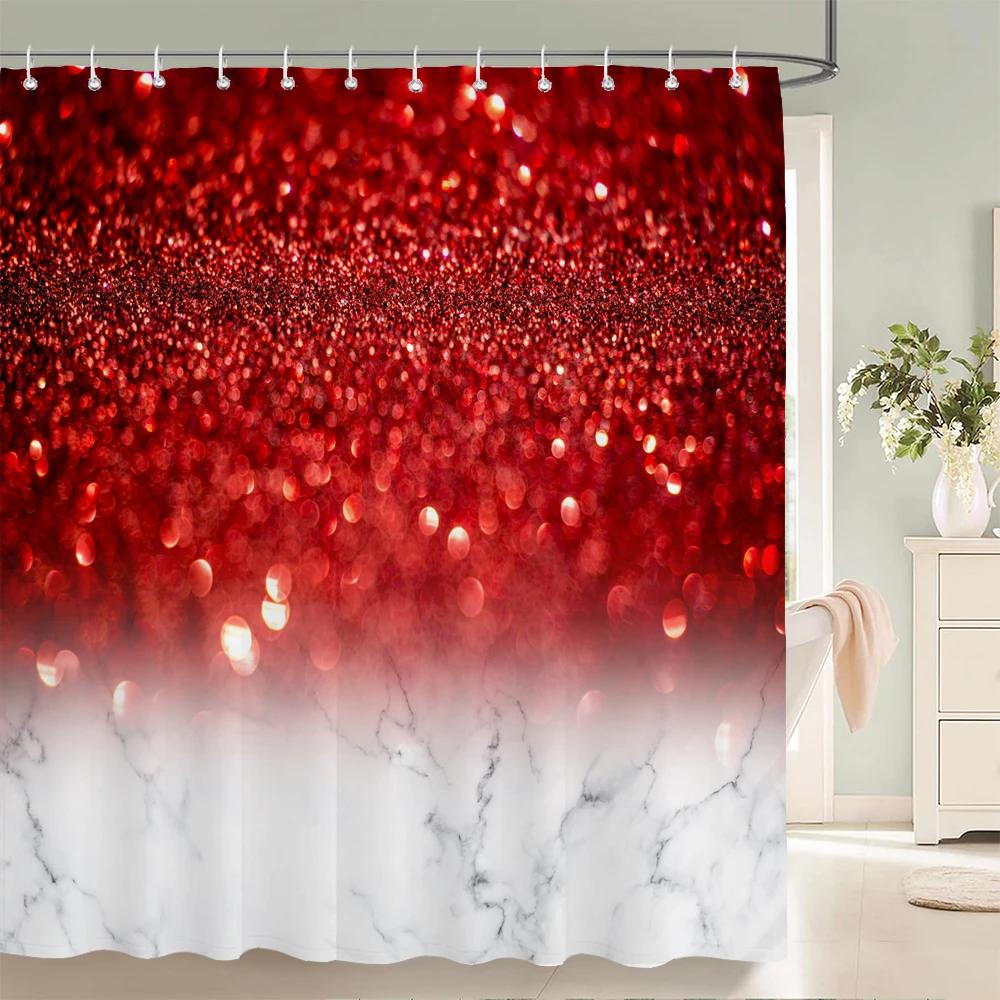 3D Printing Golden Dream Shining Stars Shower Curtain With Hook Shower Curtain Polyester Waterproof Home Decor Curtain 180x180