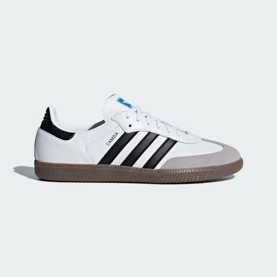 SAMBA OG încălțăminte pantofi albi ORIGINALS Unisex B75806 încălțăminte alb / miez negru / granit transparent