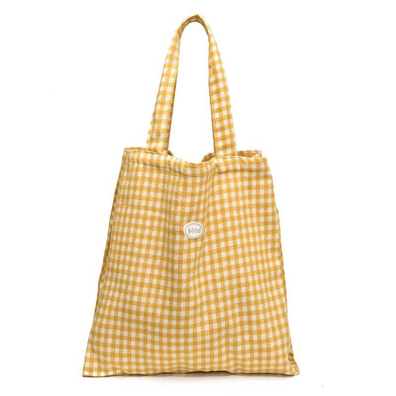 Casual Plaid Large-capacity Bag Women's New Shoulder Bag Casual Versatile Tote Bag