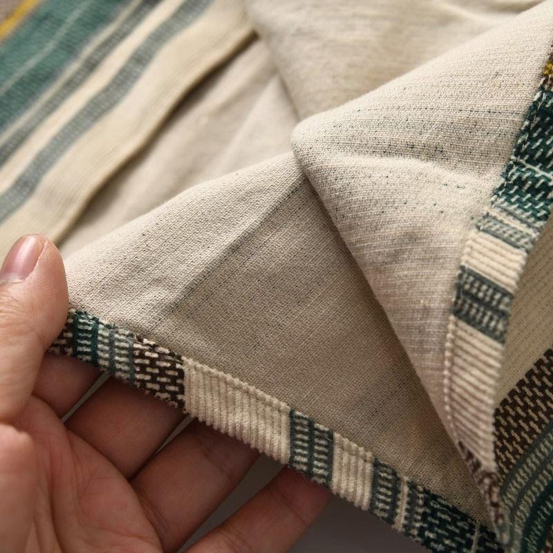 Japanese Cotton Corduroy Trendy Striped Loose Long-sleeved Shirt Men's Autumn Hong Kong Style Thin Button Cardigan Jacket