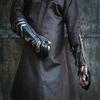 Blackened Pair Steel of Bracers / Cosplay Armor for Larp Clothing - Metal Bracers, Fantasy Warrior, Lerp Costume, Renaissance Medieval Knight
