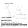 Folding Acrylic Ukulele Stand with Light Musical Instrument Holder Small Guitar Stand for Ukulele, Violin and Mandolin