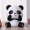 Cartoon Sitting Panda Saving Box Cute Design Animals Ornaments Panda Piggy Bank  Children's