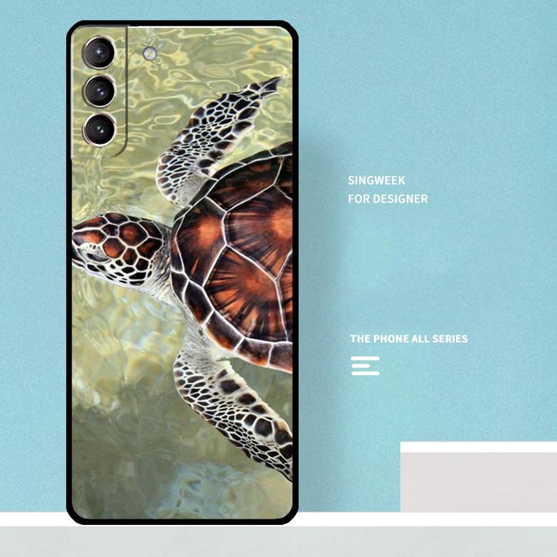 warming green turtles Case For Samsung Galaxy S25 Ultra S20 S21 S22 S23 S24 Plus S9 S10 S24 FE S25 FE Phone Cover
