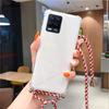 Crossbody Lanyard Case For Tecno Spark 20 Pro Plus 20C 10 9T 8P 7P Transparent Shockproof Soft Silicone Cover For Spark GO 2024
