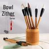Wei Zhuang Calligraphy & Painting Brush Set: Sheep Hair, Bristle, Wolf Hair - Large, Medium, Small for Regular Script & Landscape Artwork