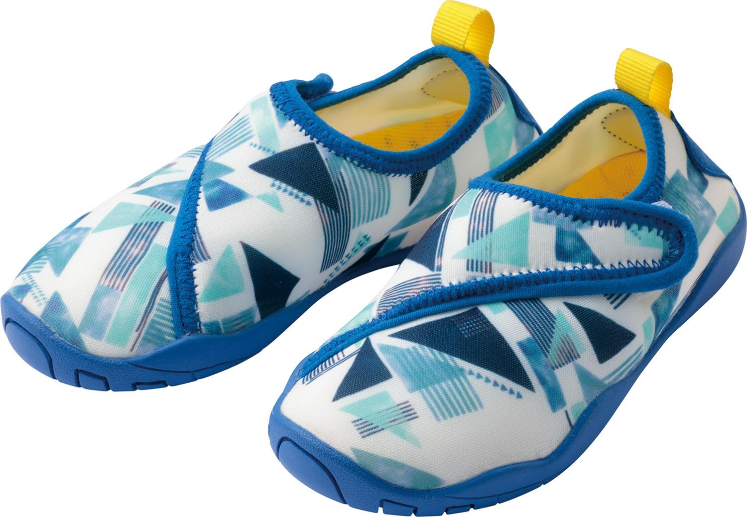 

AQA Marine Sports Shoes, Marine Shoes Fit Kids, KW4675, Geometric Blue, 16.0 cm