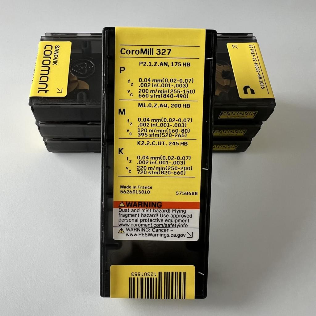 Sandvik / 327R12-2240002-GM 1025 / Original Swedish Hard Alloy Blade 2 Pcs