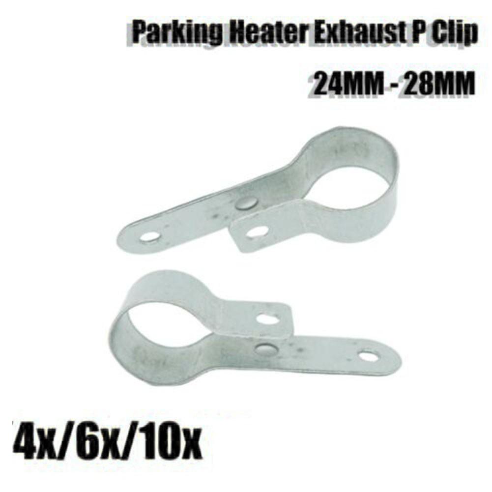 410PC Silver Exhaust Pipe P Clip for Webasto Air Diesel Parking Heater
