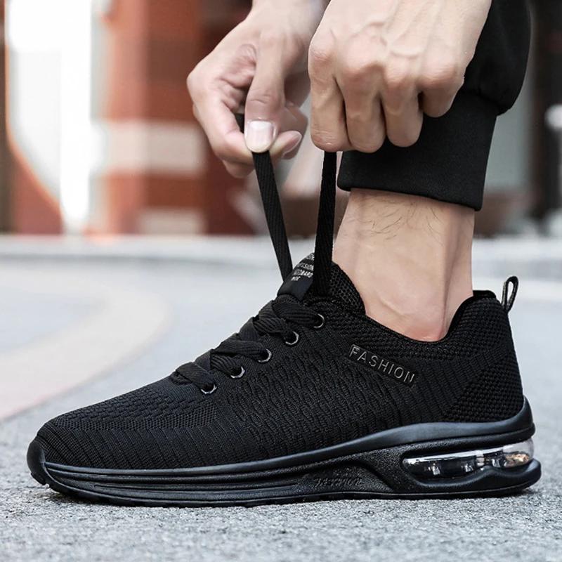 Sommer Mesh Herren Freizeitschuhe Mode Atmungsaktive Sneaker Bequemes Leichtes Walking Schuhwerk Herren Lauf Sport Schuhe