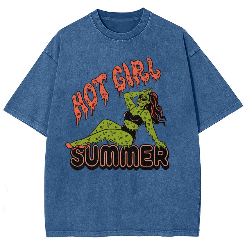 

Женская футболка с принтом букв Grils, оверсайз, из стираного хлопка, летняя, удобная, с коротким рукавом 3XL