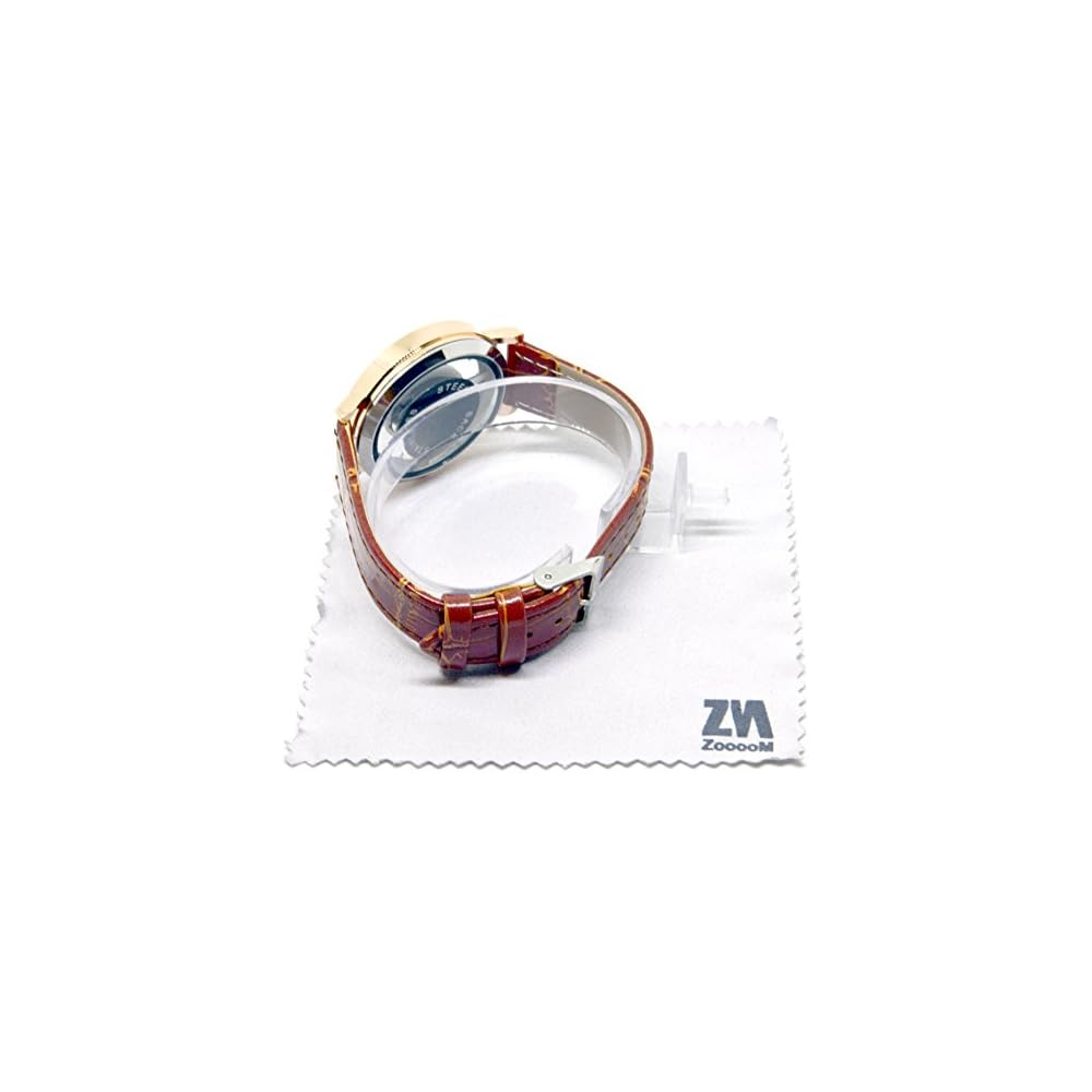 ZooooM Cross Face Analog Watch Unique Dial Casual Fashion Unisex ZM-WATCH566-BR