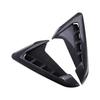 1 Pair Carbon Fiber Style Air Flow Grille Side Fender Vent Canard Cover Trim ABS Fit For BMW X3 X4 G01 G02 M-Sport 2018-