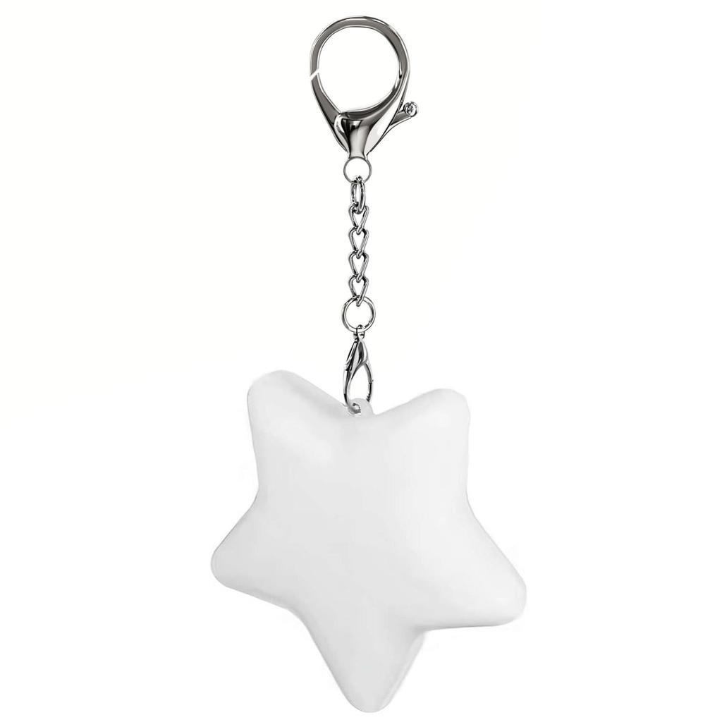 Heart Purses Keychain Touch Sensing Light with LED Automatic Sensor Rechargeable Mini Flashlight for Women Ladies Girls Gift