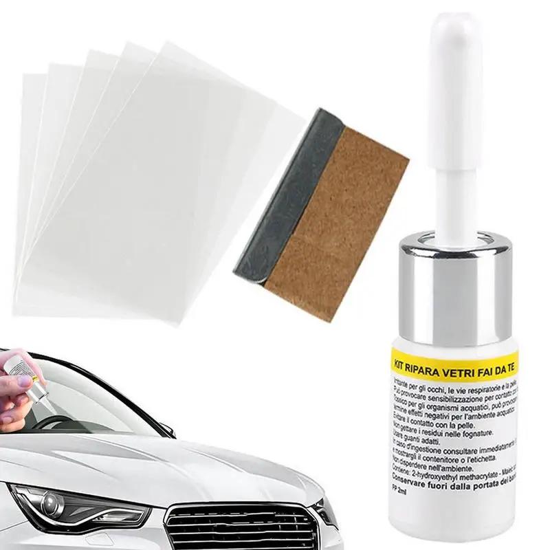 Auto Windshield Crack Repair Fluid Glass Scratch Repair Kit DIY Upgrade Auto Glass Repair Fluid Window Crack Removal Tool