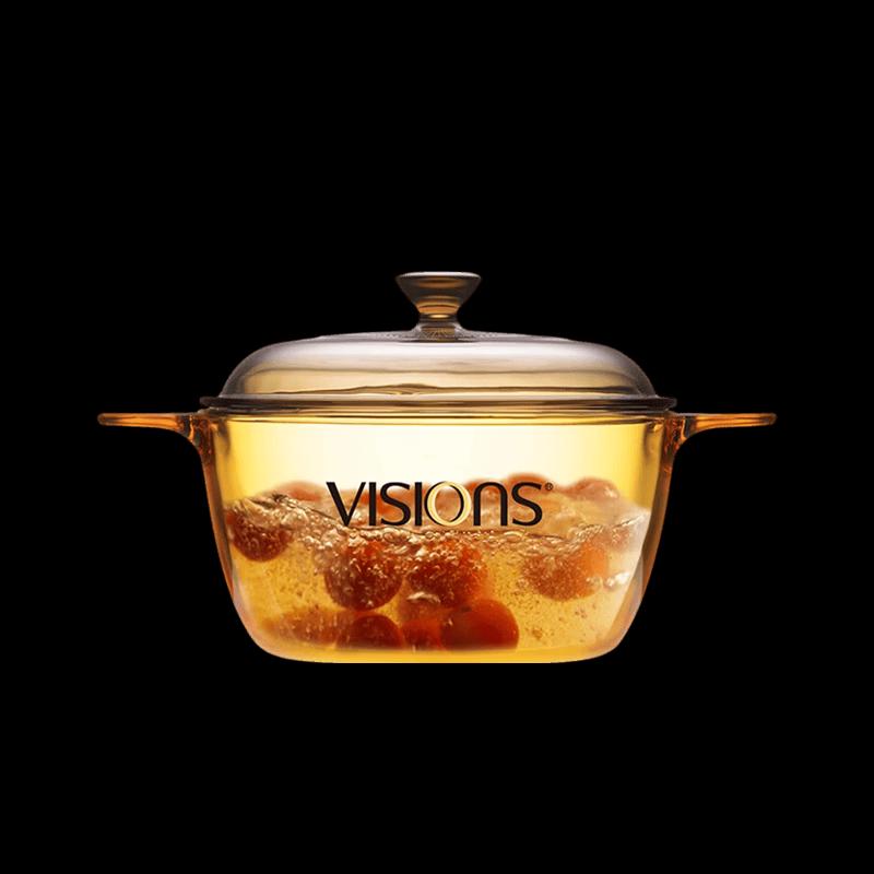 VISIONS Corning Crystal Clear Glass Pot 1.5L