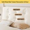 Washable Tatami Bedside Backrest Cushion with Lumbar Support