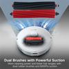ABUL-Double Roller Brush For Roborock S8 Maxv Ultra G20s Robot Vacuum Replaceable Accessories Washable Main Brush