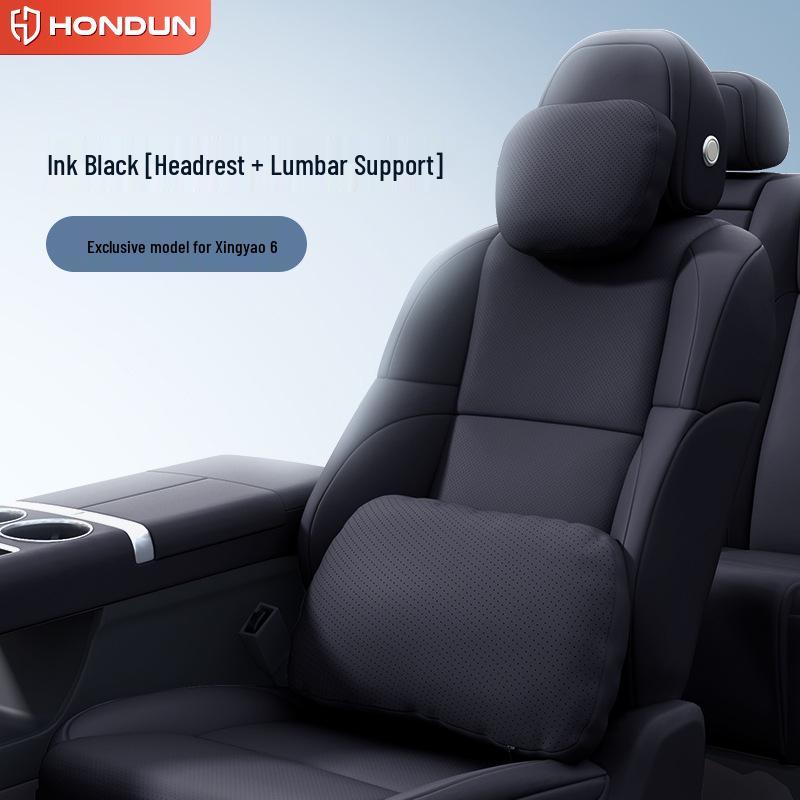 Xingyao 6 Car Interior Kit: Headrest, Lumbar & Neck Support with Decorative Accessories