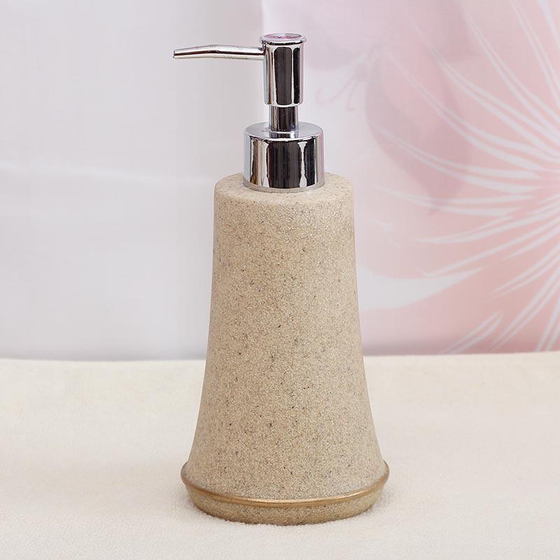 Luxuriöse Keramik-Druckflasche für Handseife, Shampoo und Duschgel