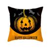 Halloween Series Horror Pumpkin Print Pattern Cushion Cover for Home Living Room Sofa Decoration Square Polyester Pillowcase