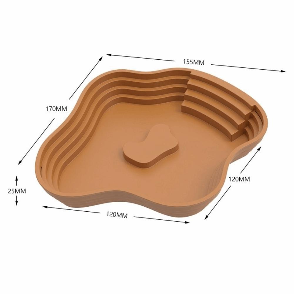 New Plastic Turtle Water Basin Multi-size Double-sided Use Reptile Bathtub Stepped Design Frog Bathing Basin Reptile Habitat