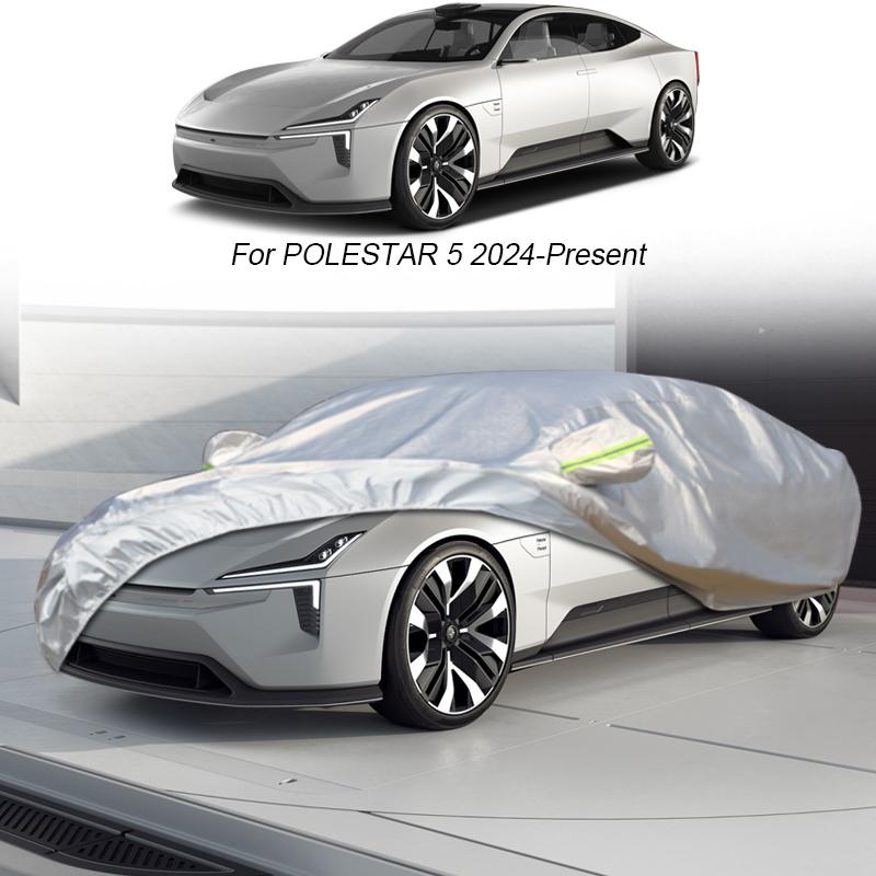

Автомобильный чехол от дождя, мороза, снега, пыли, водонепроницаемая защита для Polestar 1 2 3 4 5 2018-2025, анти-УФ-защитный чехол, внешние автомобильные аксессуары