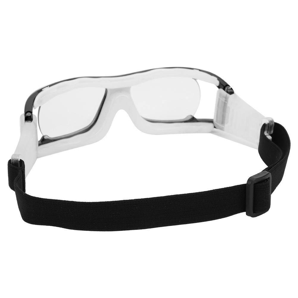 Outdoor Sport Training Safety Glasses Frame Protective Goggles for Cycling Football Basketball Practicingblack