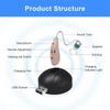 Cross-border Easy Operation T100 Earback Hearing Aid for the Elderly Portable Rechargeable Elderly Voice Amplifier Medium Heavy