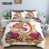 Ganesha Duvet Cover Set Bohemian Elephant Bedding Set Microfiber Bedclothes Double Queen King Size Quilt Cover For Teens Adults