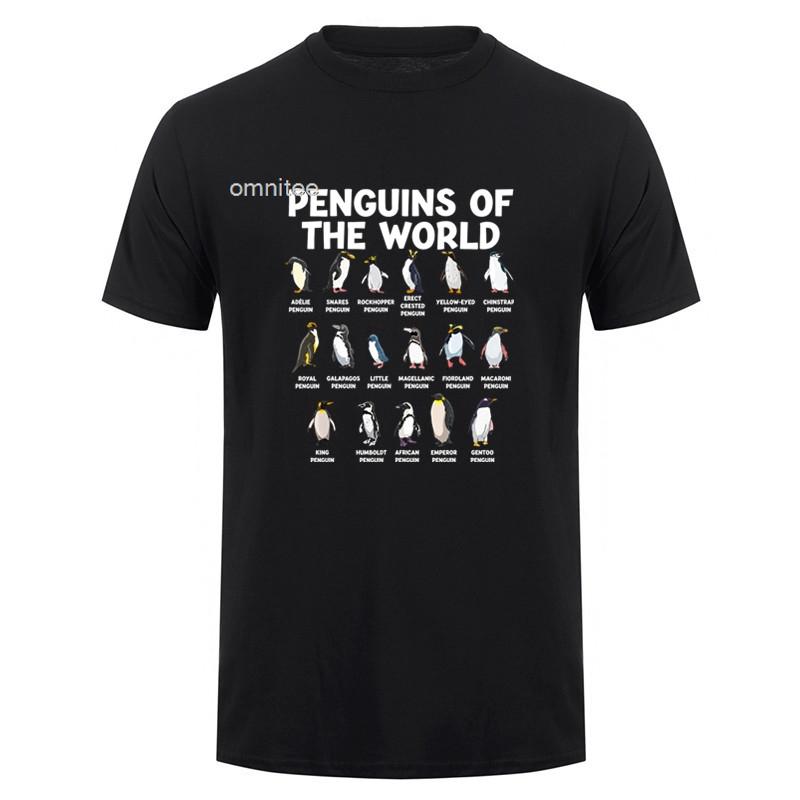 Pinguin Pinguine Tiere der Welt Pinguin-Liebhaber T-Shirt Sommer Lustiges Unisex-T-Shirt Unisex-Kleidung HJ020