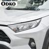 2 Adet Araba Farları Koruyucu Film Ön Işık Şeffaf Füme Siyah TPU Çıkartma Toyota RAV4 XA50 İçin