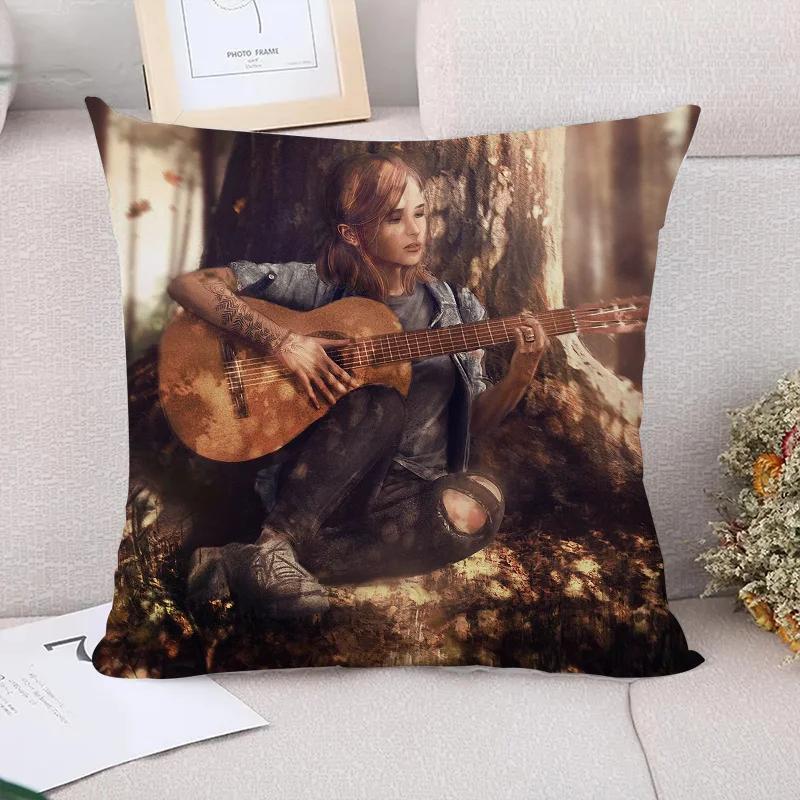 Pillow Cover the Last of Us Decorative Cushions for Sofa Pillowcases Cushion Covers Fall Decor Pilow Cases Car Decoration