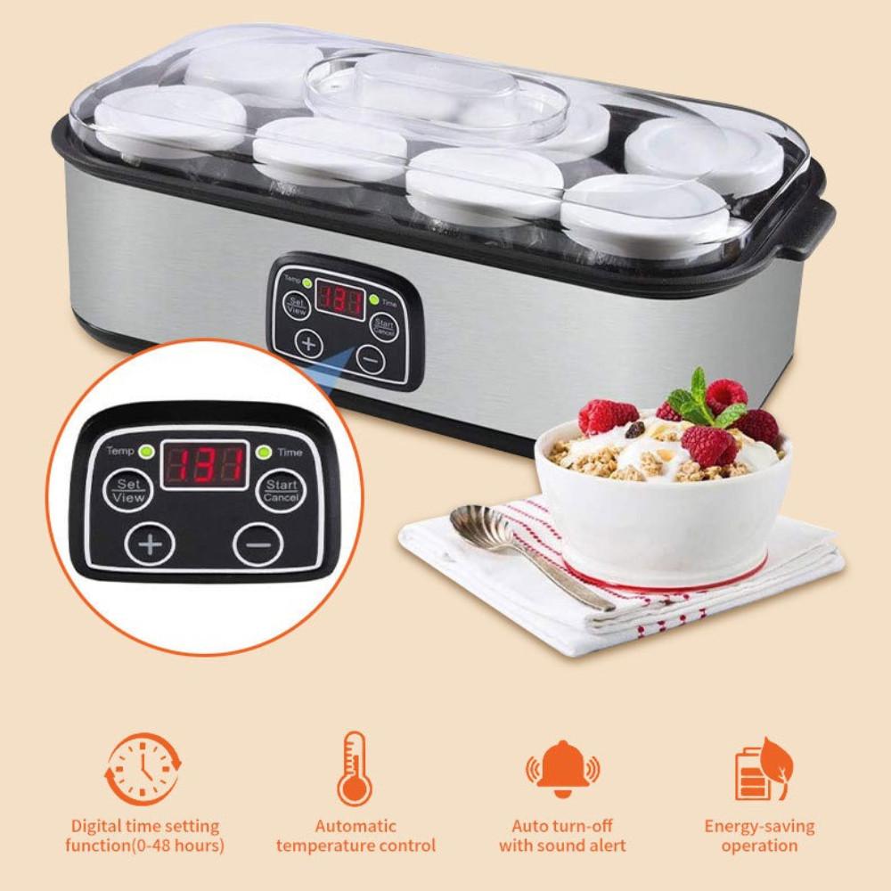1400ML Large Capacity Yogurt Maker Professional Homemade Milkshake Pudding Machine Intelligent Ice Cream Machine
