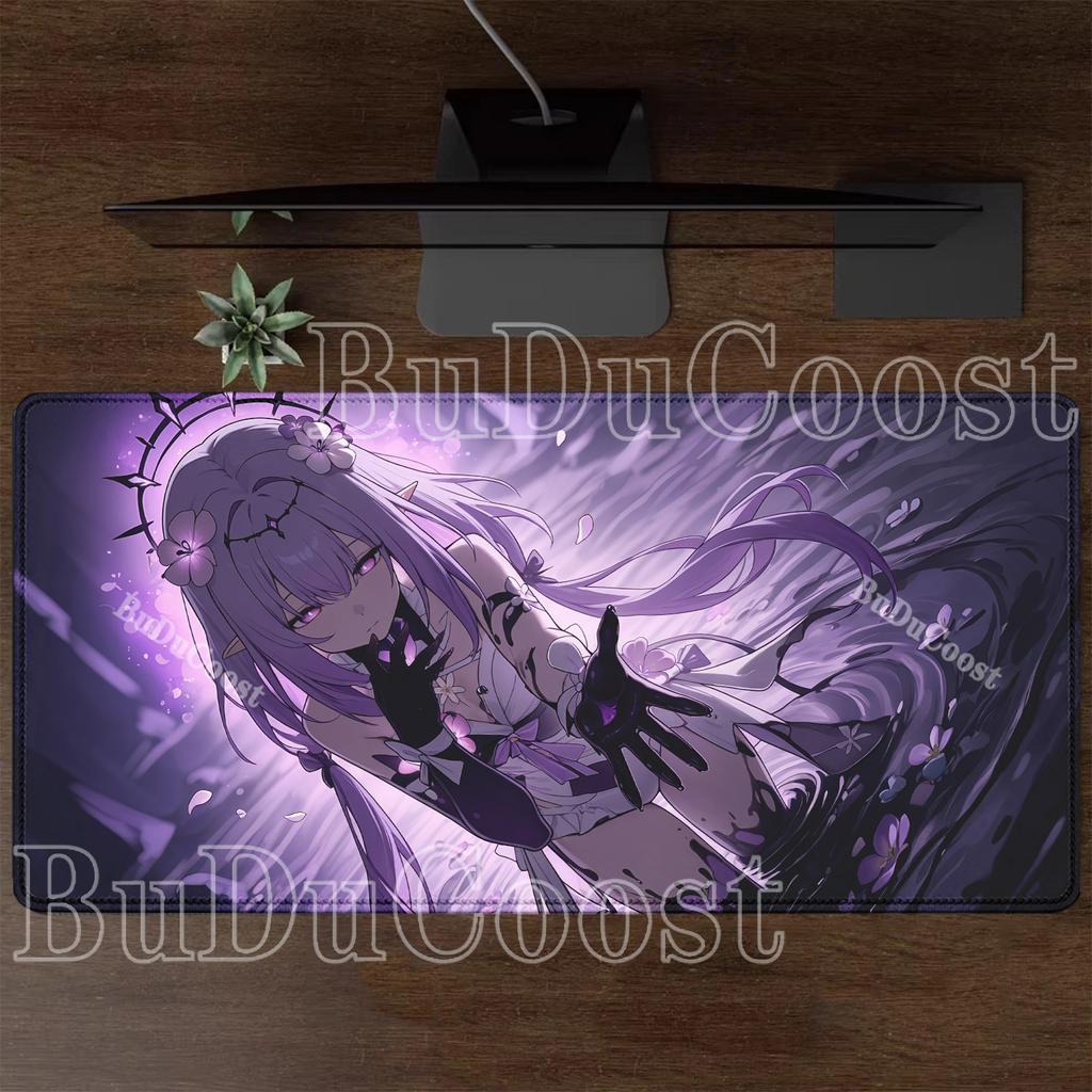 Anime Sexy Girl Castorice Honkai Star Rail HSR Mouse Pad Large Keyboard Mousepad Office Nonslip Base Gaming HD Printing Desk Mat