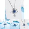 Cosmic Star Moon Necklace With Cartoon Design For Women And Men