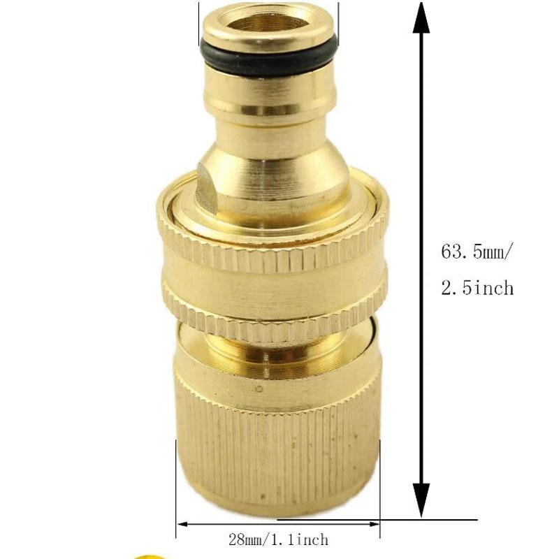 Conector furtun de grădină 3/4 inch Conectare rapidă Articulație rotativă pentru furtun de grădină Irigare Udare Spălarea mașinii