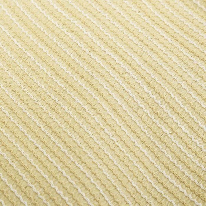 Voile d'ombrage - vidaXL - Beige - 3/4x2 m - 160 g/m² - Résistant aux UV et à la moisissure