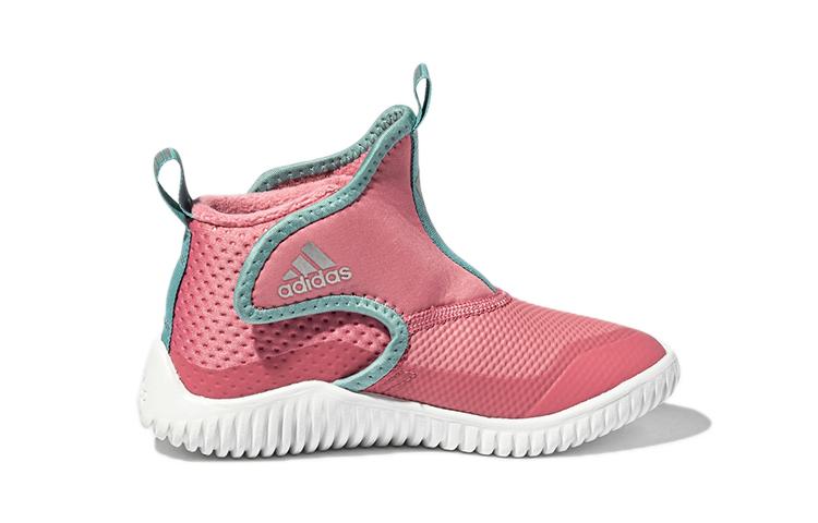 Adidas Rapidazen Mid C Fabric Comfortable Mid top Kids' Running Shoes Fuchsia Children Aged 3 7 Years Old FZ5044