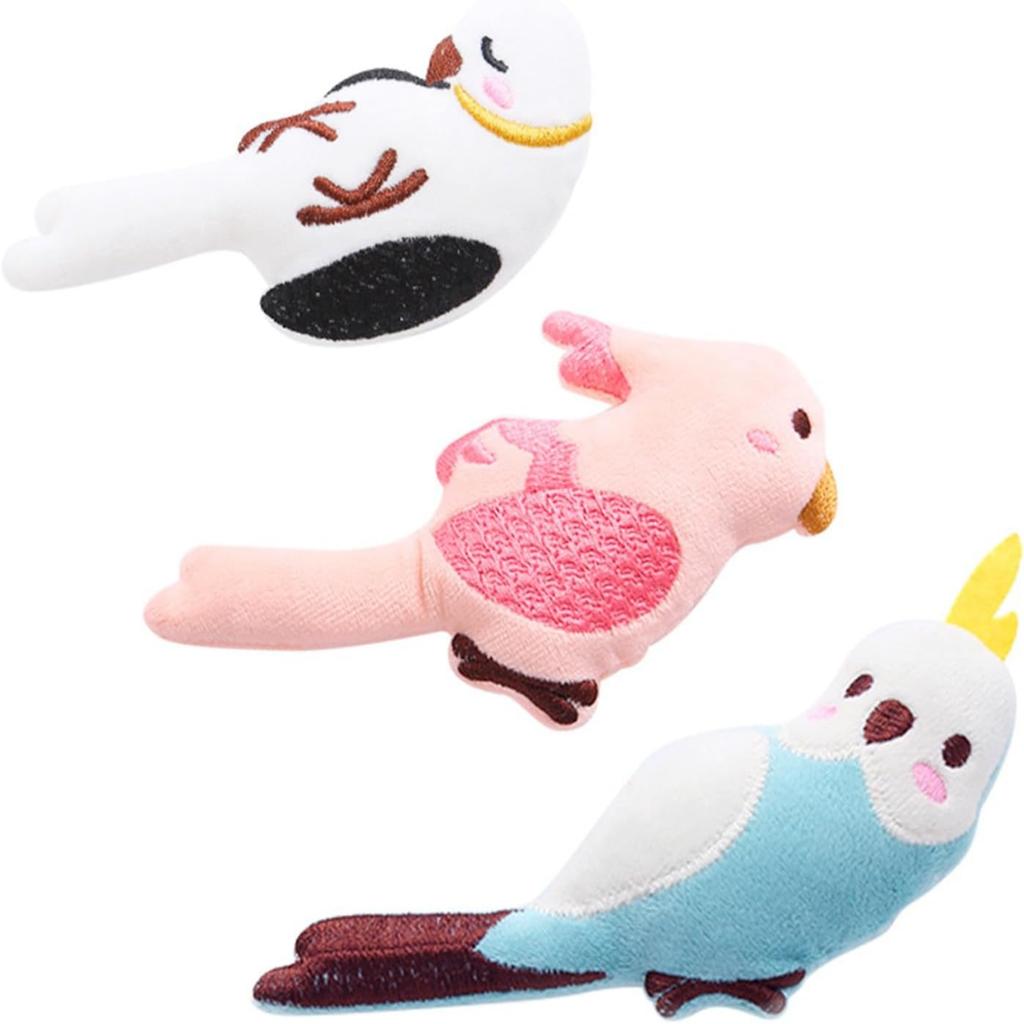 Cute Interactive Cat Toys with Catnip Inside - Stimulating Hunting Instinct, Bite-Resistant and Stress-Relieving Teeth-Grinding