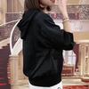 Hooded Sweatshirt for Women Spring and Autumn New Spliced Pullover Loose Stylish Versatile Slimming Long-sleeved Top