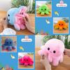 Ultra-soft Double-sided Octopus Plush Toy With Realistic Expressions For Endless Fun