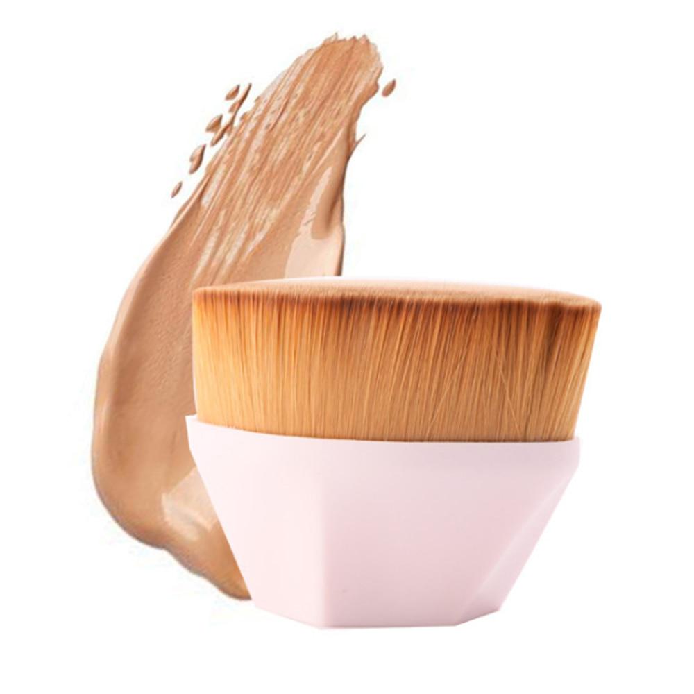 Six Corners Powder Makeup Brushes Cosmetic Hexagon No Trace Foundation Brush Make Up Brushes