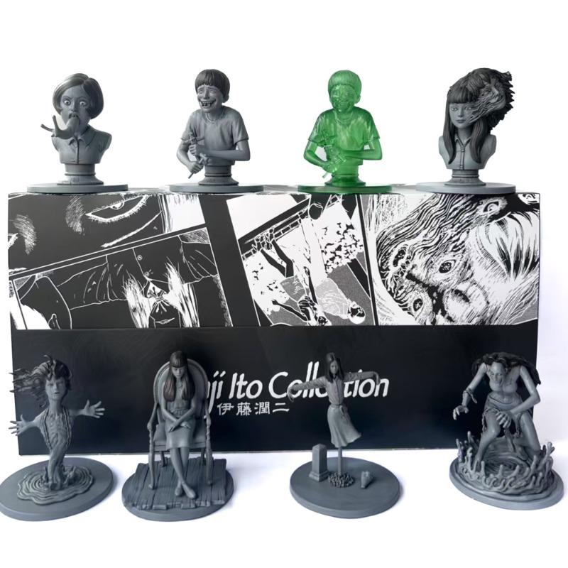 Junji Ito Curse Terror Horror Comic Blind Box Toys Tomie Slug Girl Doll Gifts Toys Collect Ornaments Kids Gifts