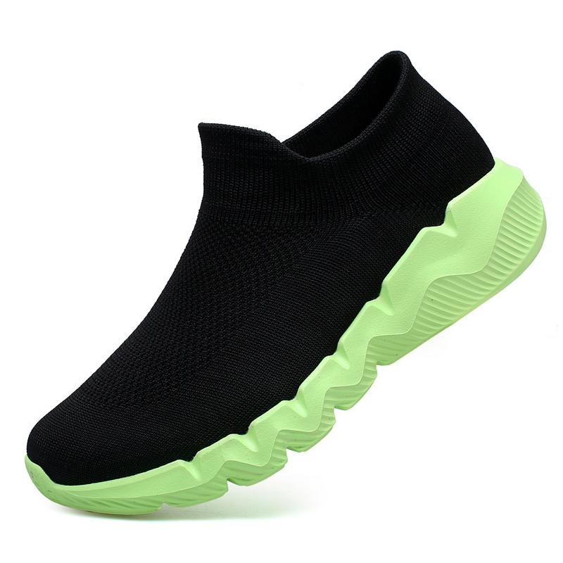 Fashion Red Sneakers Male Size 35-48 Breathable Knit Socks Shoes Woman Slip-On Platform Women's Sports Shoes Zapatillas De Mujer
