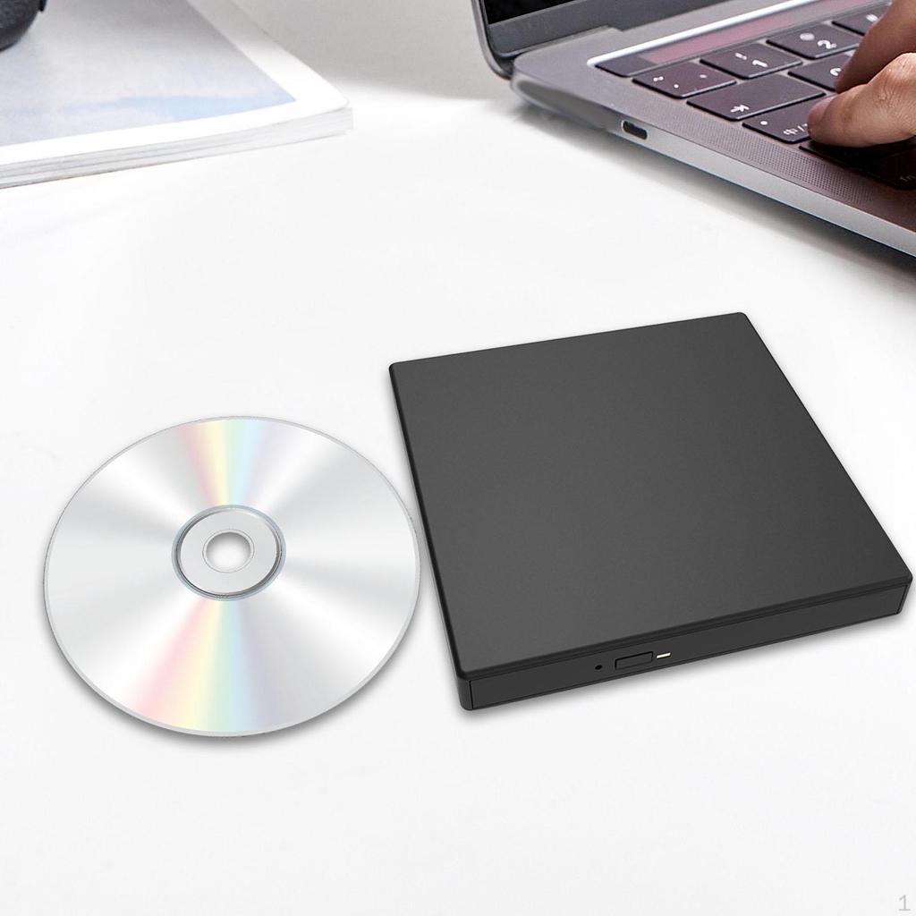 External CD DVD Drive Optical Portable Easy Installation USB 2.0 Thin Rw