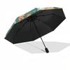 1pc Lizards and Nature Automatic Folding Umbrella - Portable Collapsible Design, 8-Rib Iron Frame, Casual Outdoor Accessory yy251215203