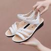 Women Cute Peep Toe High Quality Light Weight Anti Skid Buckle Strap Square Heel Shoes Lady Cute Summer Sandals Ab531